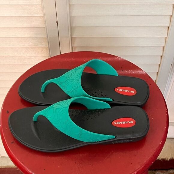 OKABASHI Men’s Flops - Picture 3 of 5